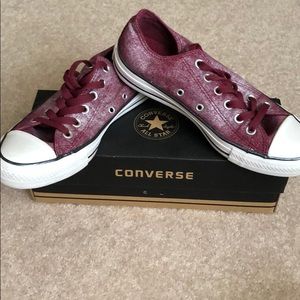 Converse only worn a couple of times.